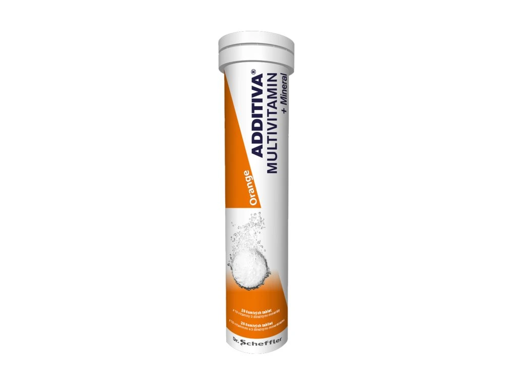 Levně Additiva multivit.+mineral pomeranč šum.tbl.20