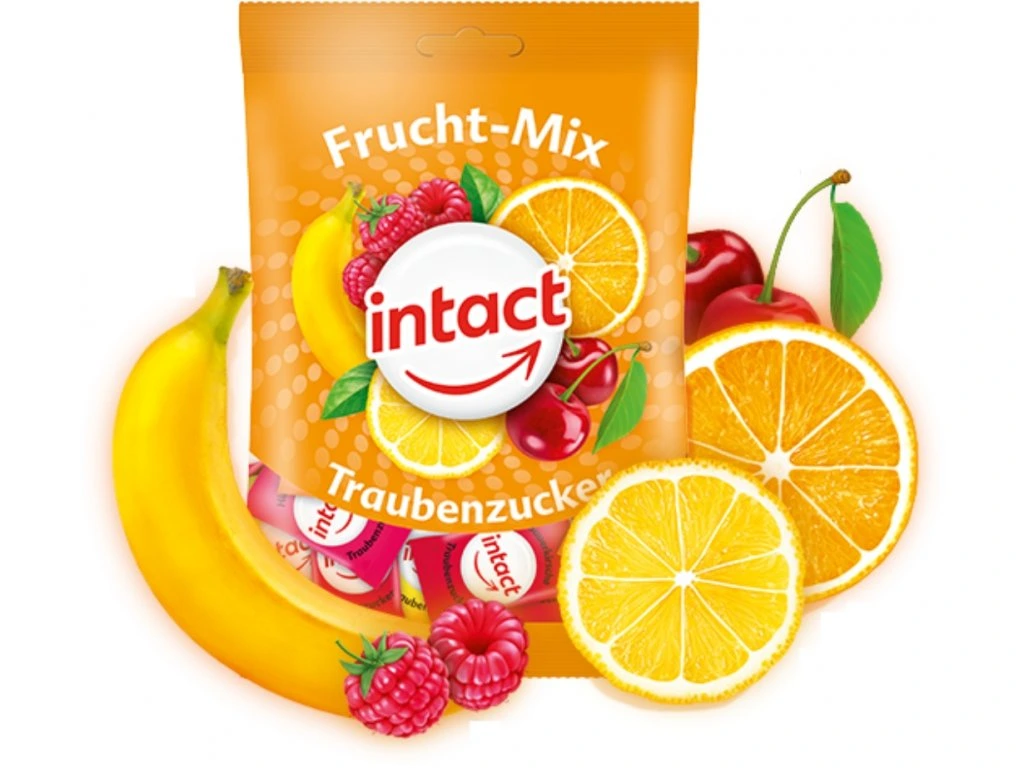 Levně Intact hroznový cukr Frucht-mix 100g
