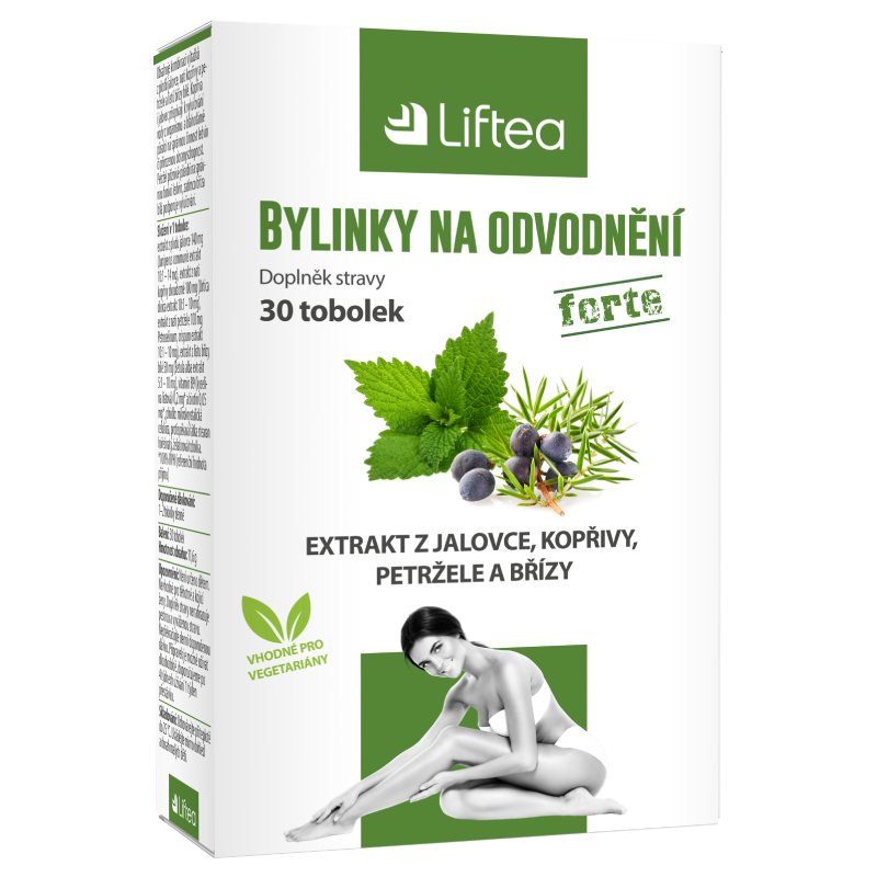 Levně LIFTEA Bylinky na odvodnění forte tob.30