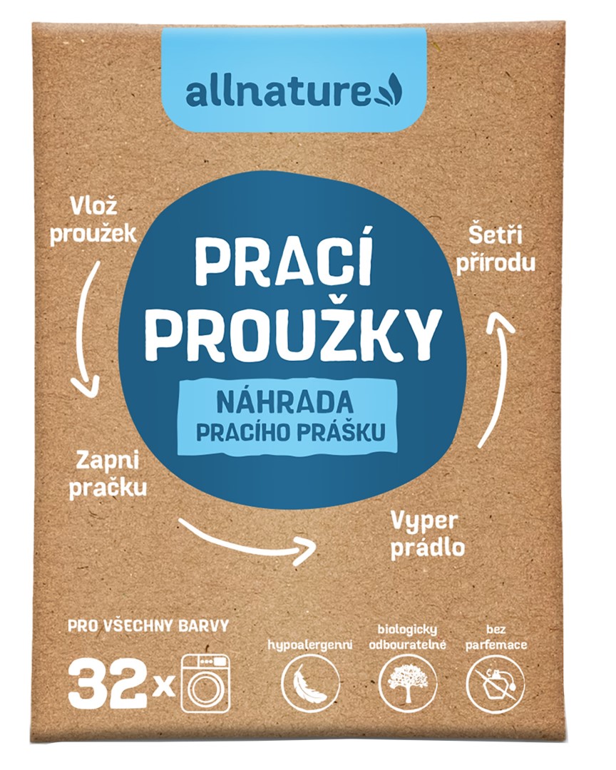 Levně Allnature Prací proužky 16ks
