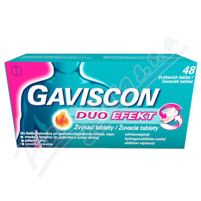 Levně Gaviscon Duo Efekt žvýkací tablety tbl.mnd.48