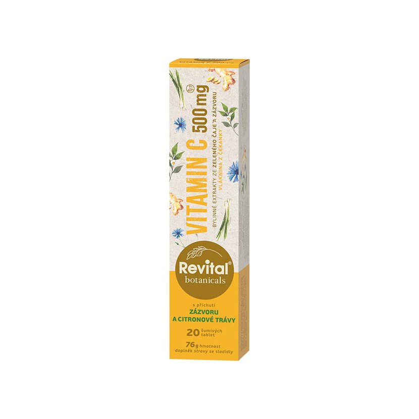 Levně Revital Botanicals Vitamin C 500mg eff.tbl.20