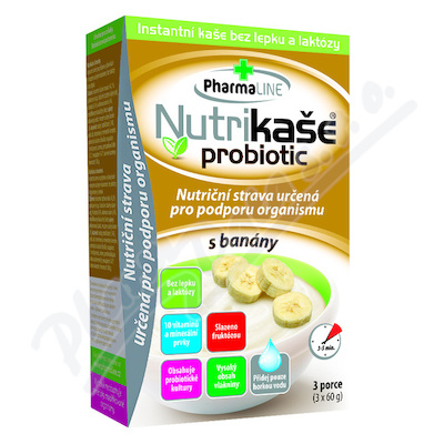 Levně Nutrikaše probiotic s banány 180g (3x60g)