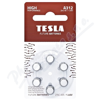 Levně TESLA BATTERIES A312 Hearing aid (PR41) 6ks