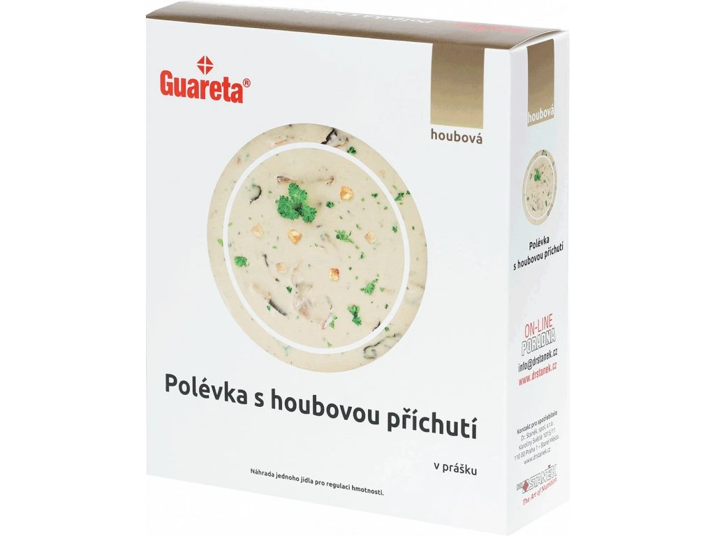 Levně Guareta Polévka s houbovou příchutí v prášku 3x56g