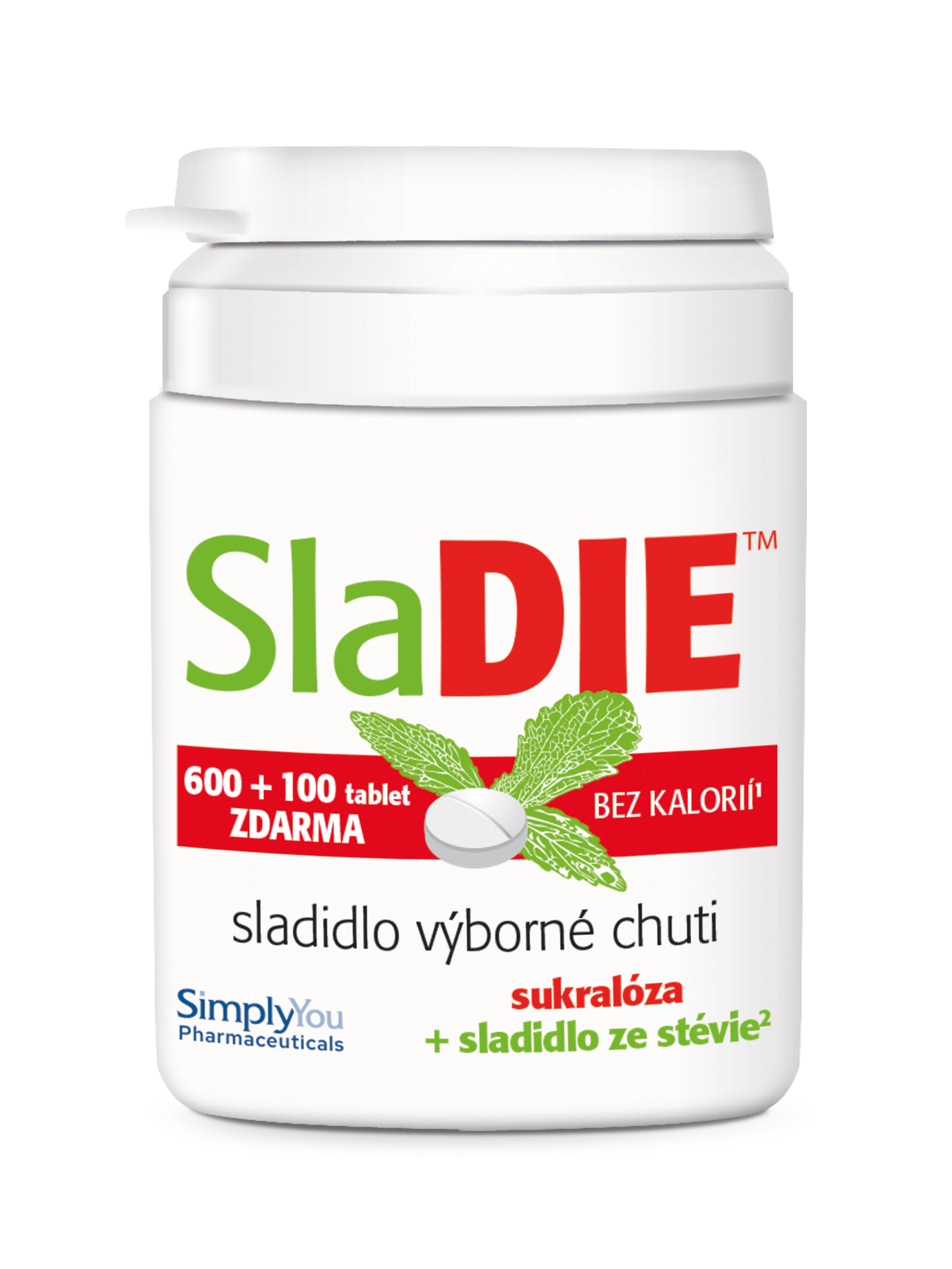 Levně SlaDIE sladidlo 600+100 tablet ZDARMA