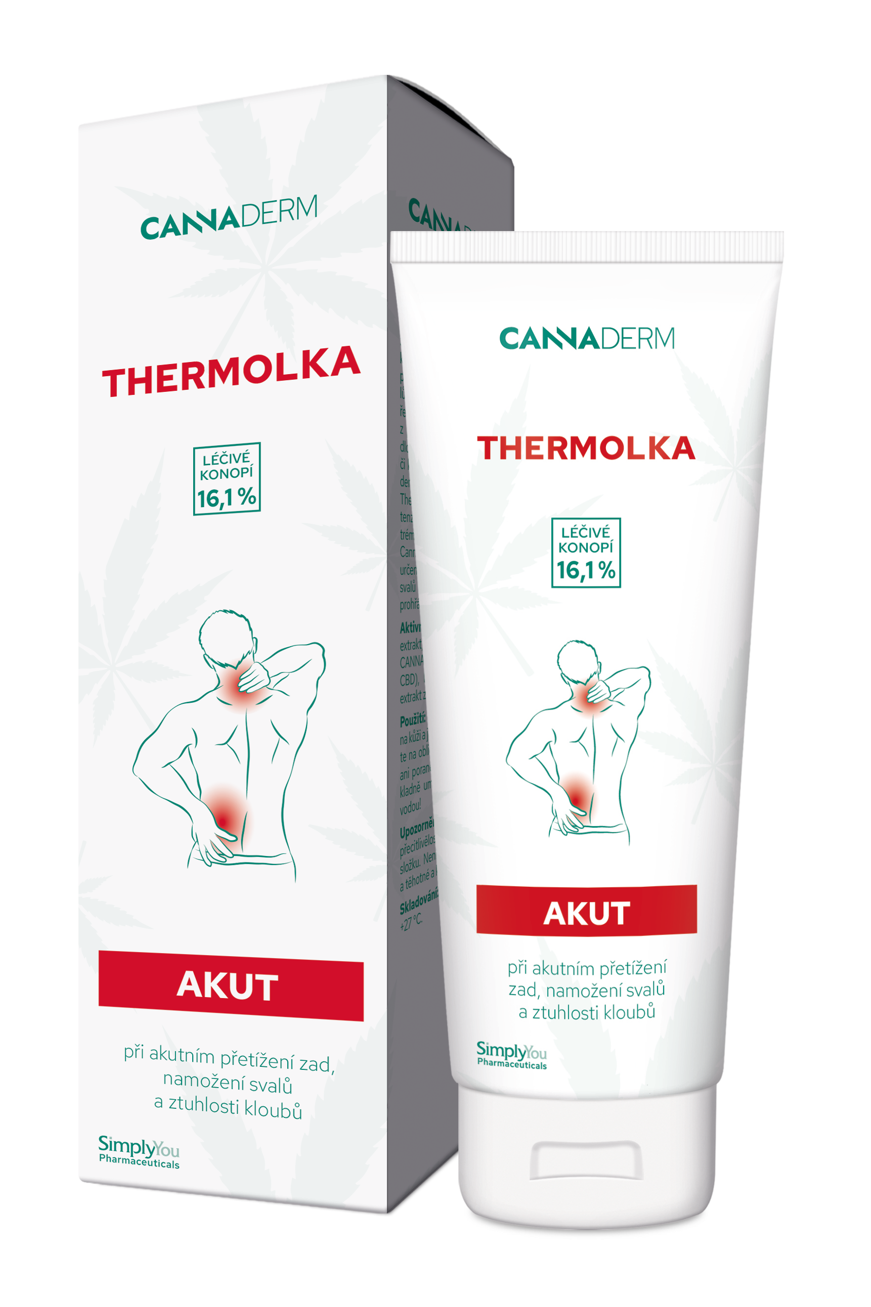 Levně Cannaderm Thermolka AKUT 125 ml