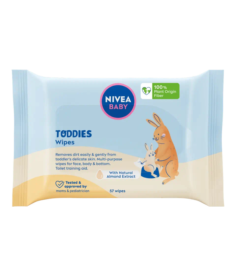 Levně NIVEA Baby Multifunkční ubrousky Toddies 57ks
