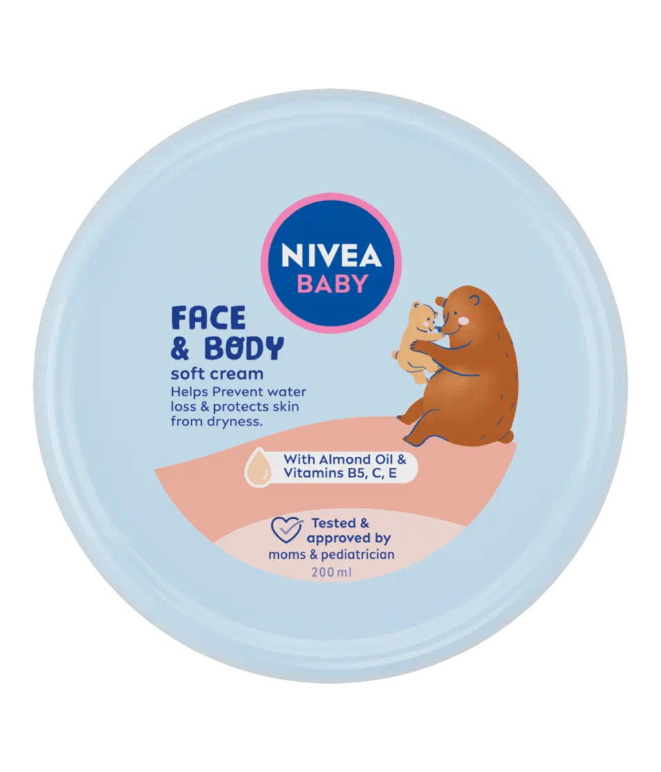 Levně NIVEA Baby Krém na obličej a tělo 200ml