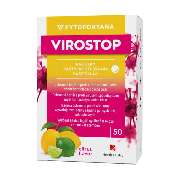 Levně Virostop Pastilky citrus 50ks