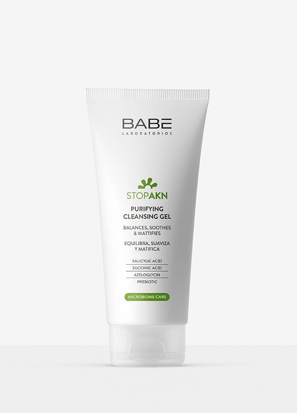 Levně Babé Akné Hloubkově čistící gel 200 ml (Stop AKN Purifying Cleansing Gel)