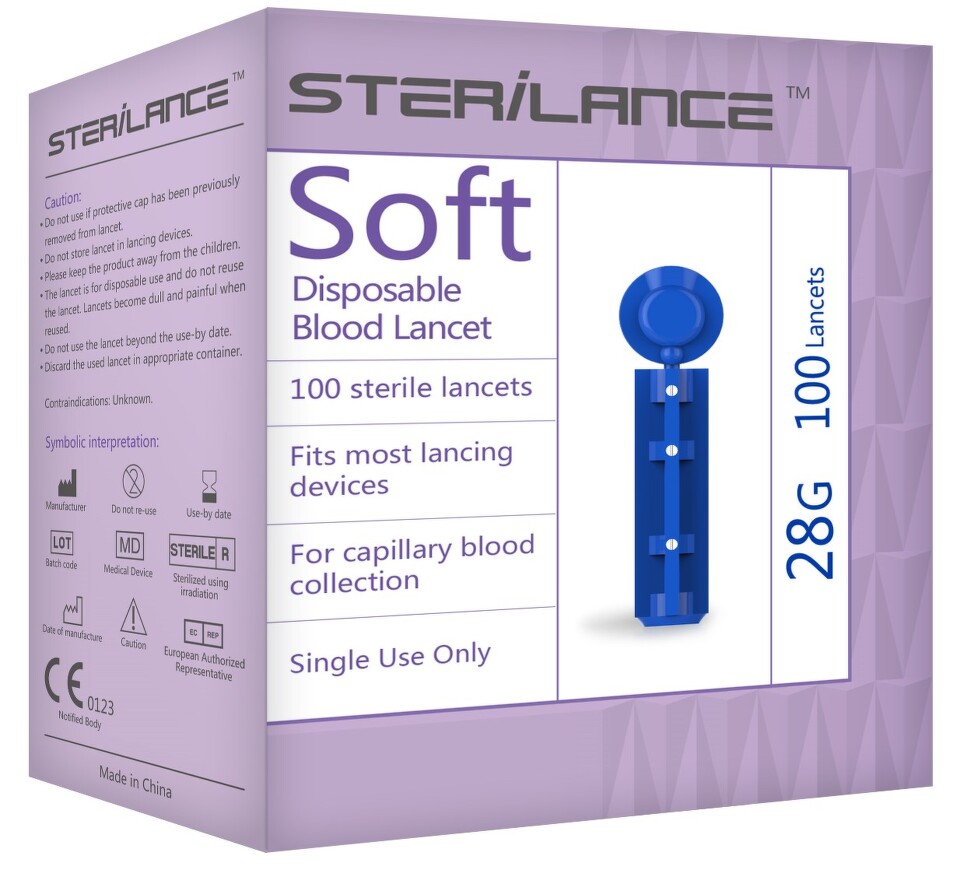 Levně Sterilance Soft lancety pro GlucoLab 100ks