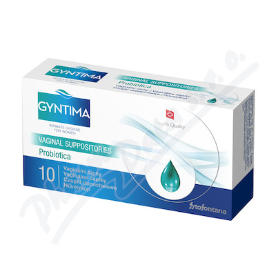 Levně Fytofontána Gyntima Probiotica vaginál.čípky 10ks