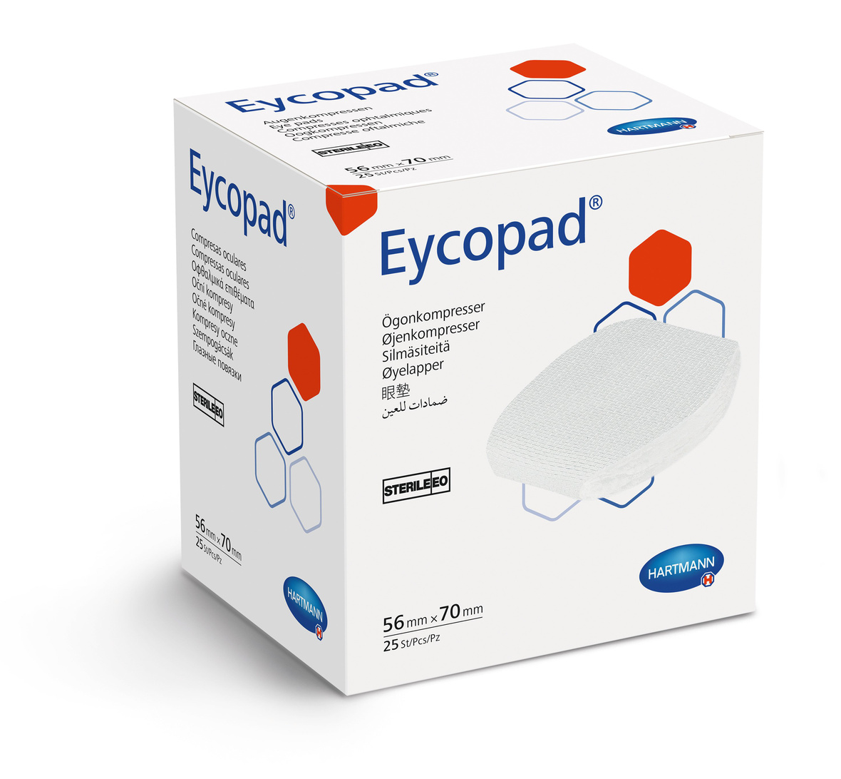 Levně Kompres Eycopad ster.56x70mm 25ks 4155407