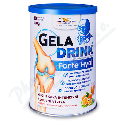 Levně Geladrink FORTE HYAL práškový nápoj pomeranč 420g