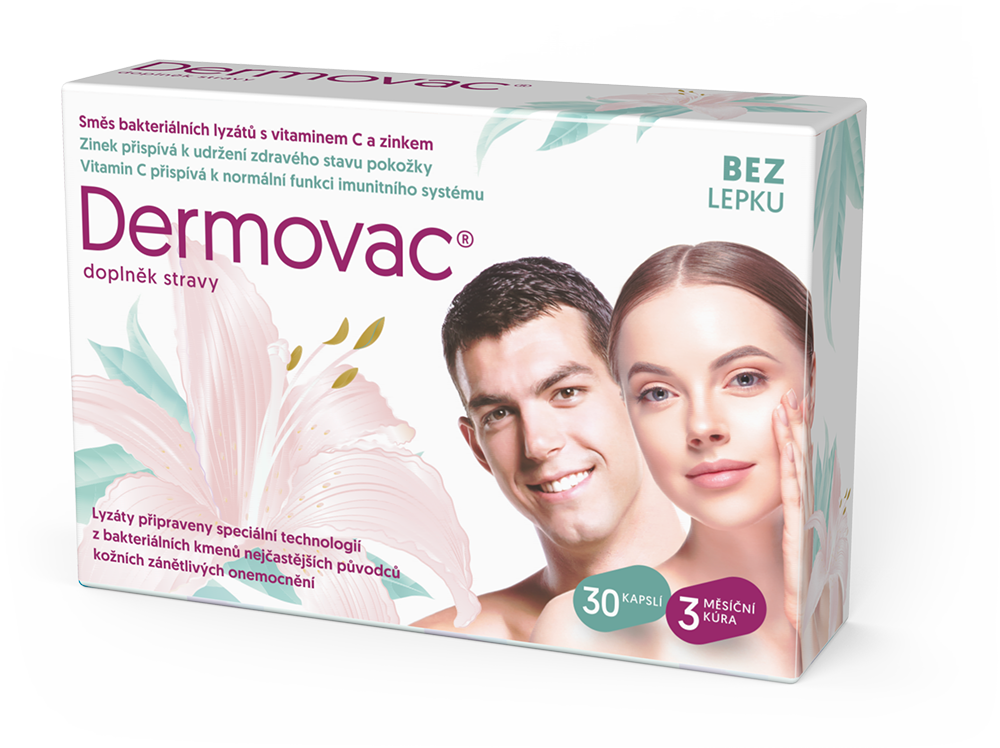 Levně Dermovac s vitaminem C a zinkem 30 kapslí
