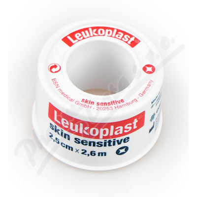 Levně Leukoplast Skin Sensitive fixační páska 2.5cmx2.6m