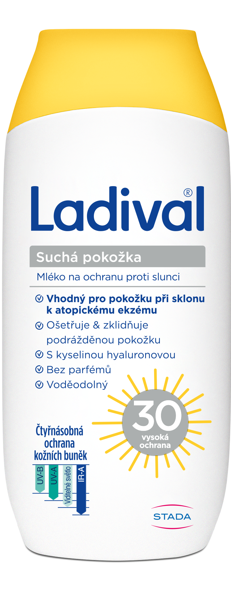 Levně Ladival suchá pokožka mléko OF30 200ml