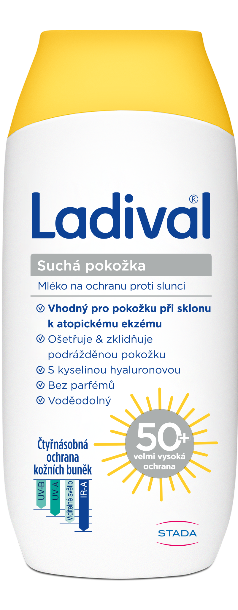 Levně Ladival suchá pokožka mléko OF50+ 200ml