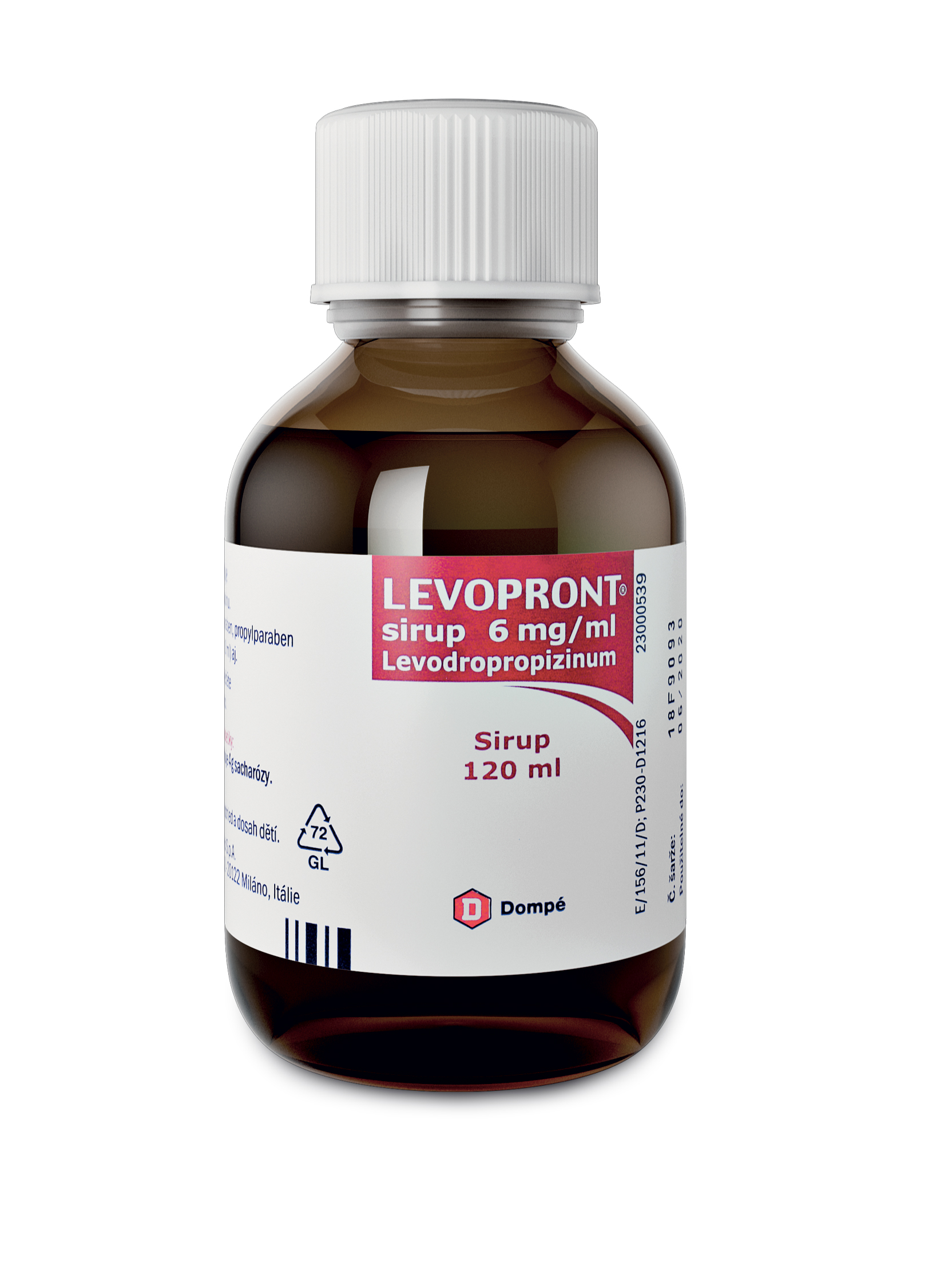 Levně Levopront 6mg/ml sirup, 120ml