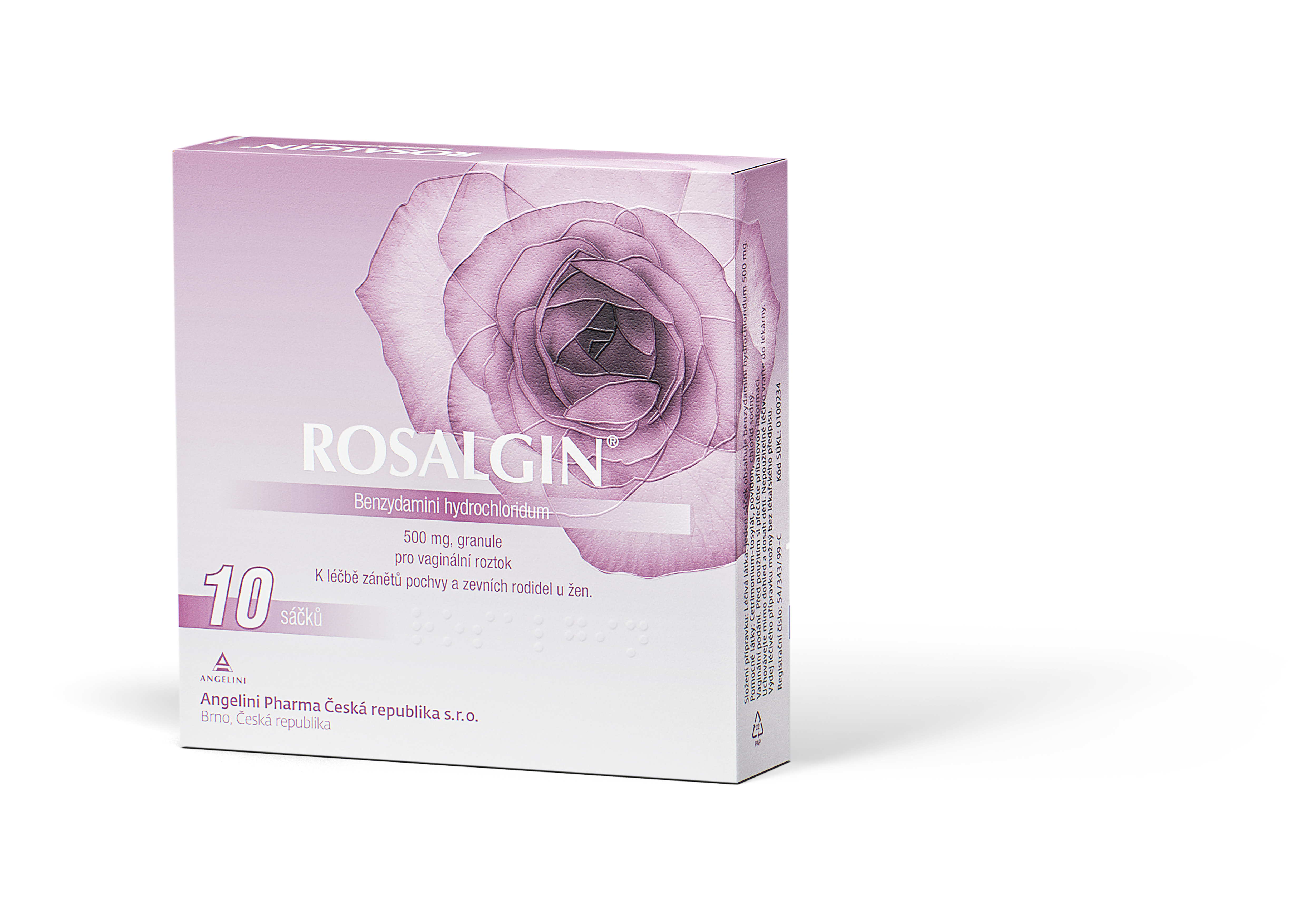 Levně Rosalgin 500mg vaginální granule pro přípravu výplachu, 10 sáčků