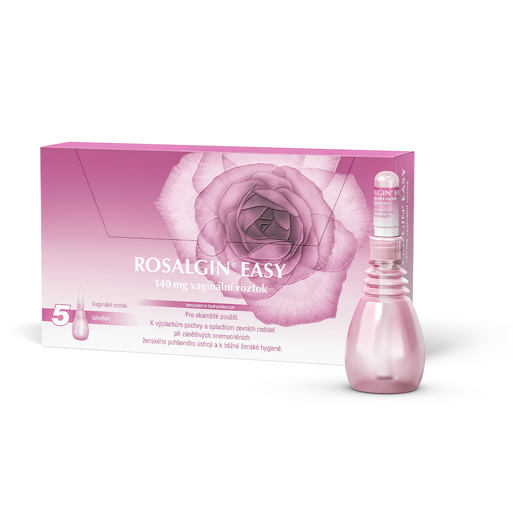 Levně Rosalgin Easy 140mg vaginální roztok 5x140ml