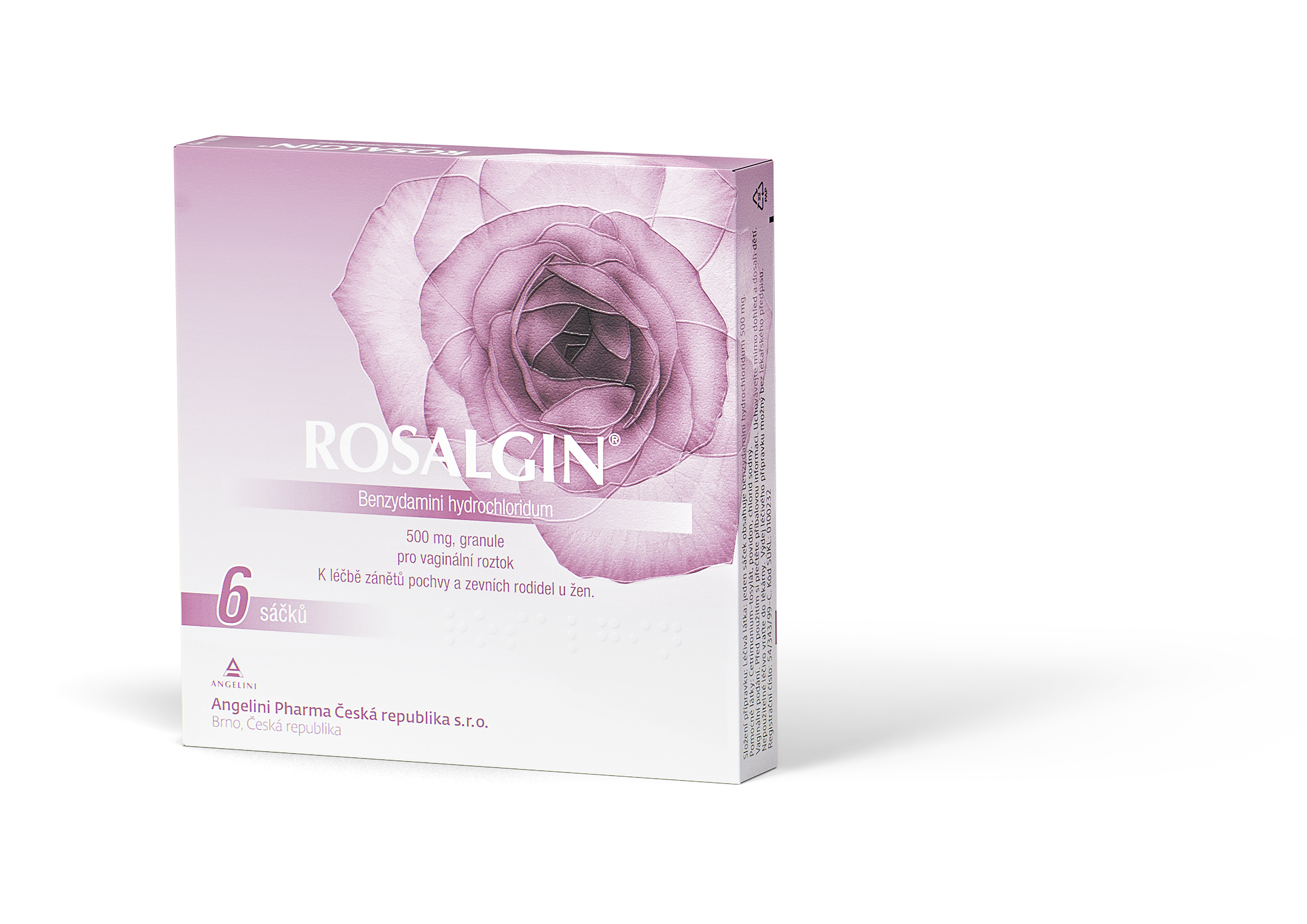 Levně Rosalgin 500mg vaginální granule pro přípravu výplachu, 6 sáčků