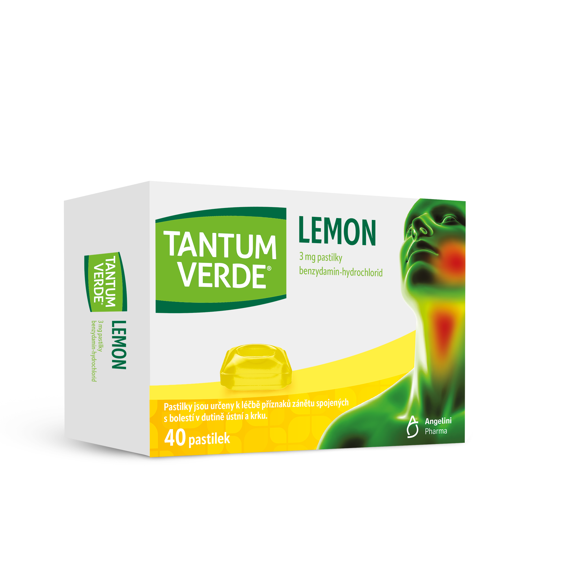 Levně Tantum Verde Lemon 3mg 40 pastilek