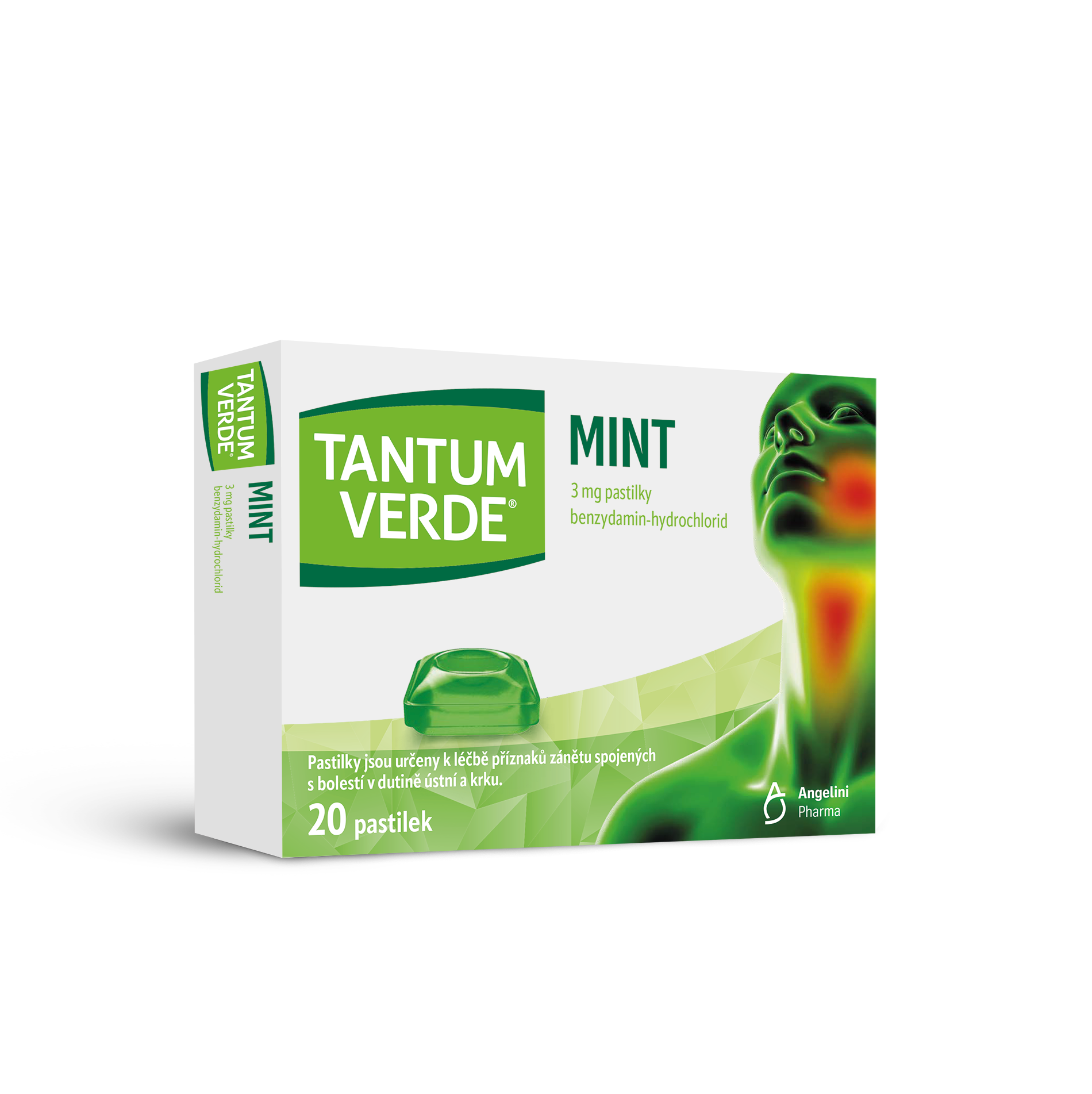 Levně Tantum Verde Mint 3mg 20 pastilek