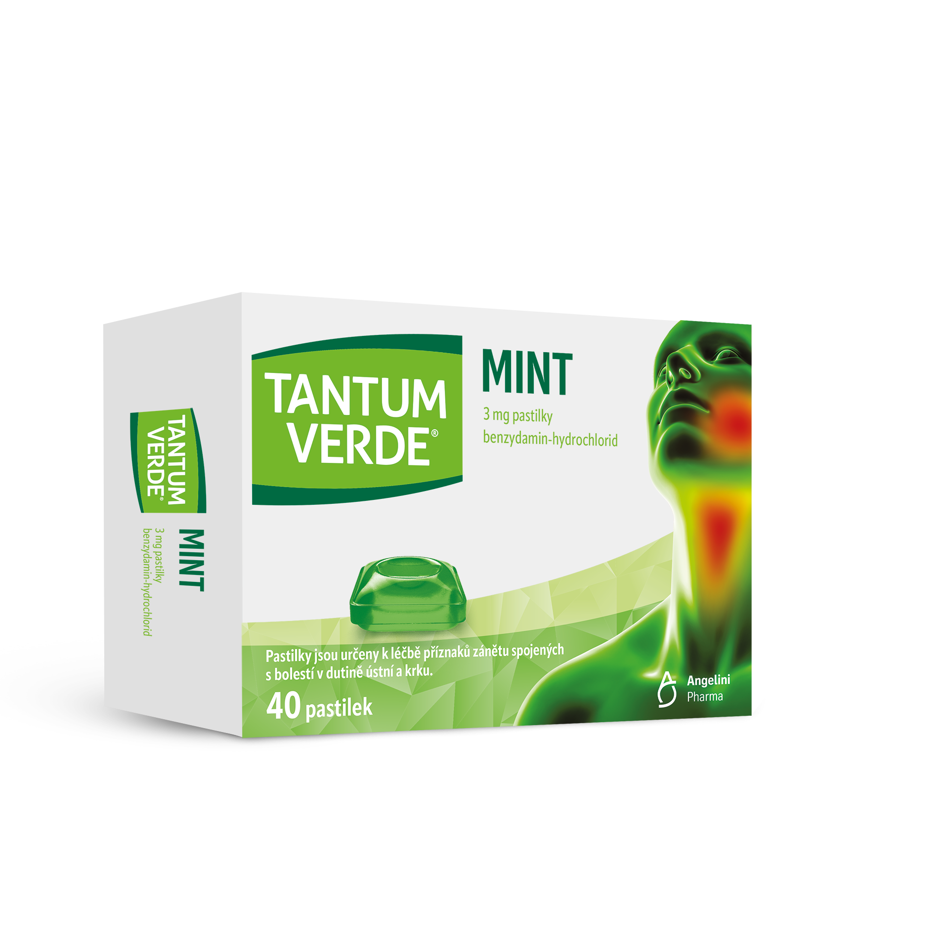 Levně Tantum Verde Mint 3mg 40 pastilek