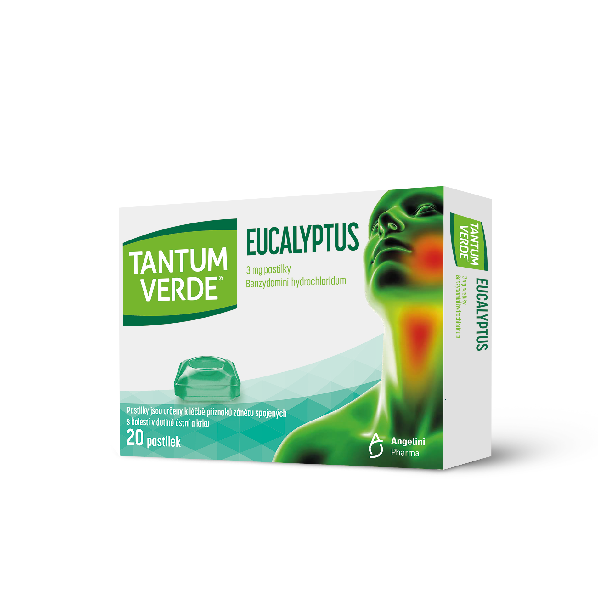 Levně Tantum Verde Eucalyptus 3mg 20 pastilek
