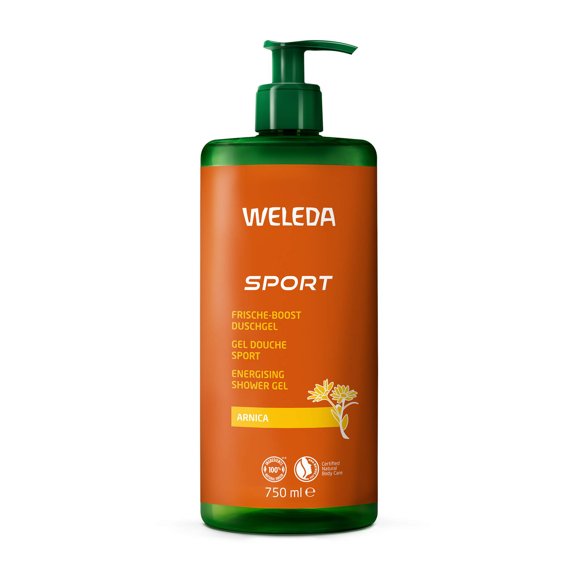 Levně WELEDA SPORT Arnikový sprchový gel 750ml