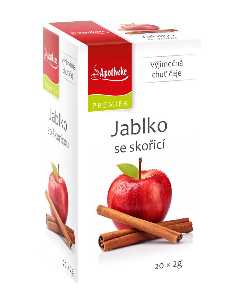 Levně Apotheke Jablko se skořicí čaj 20x2g