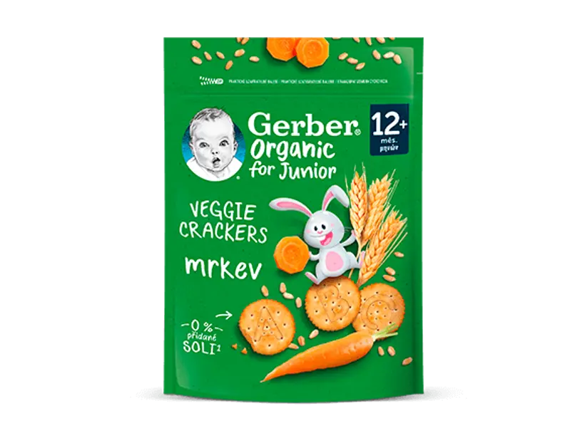 Levně Gerber Krekry s mrkví BIO 100g 12M+