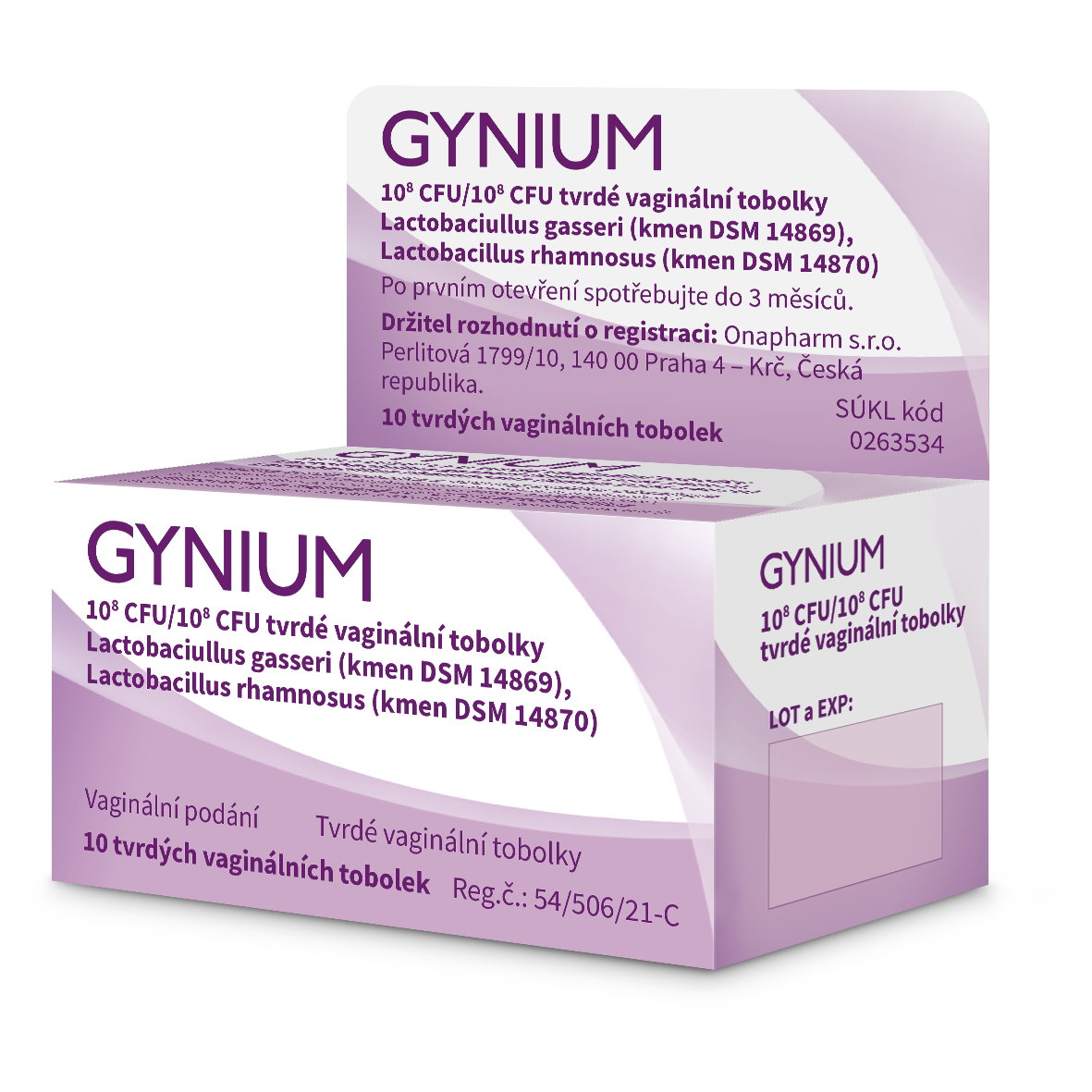 Levně GYNIUM vaginální tobolky 1x10^8CFU/1x10^8CFU 10ks