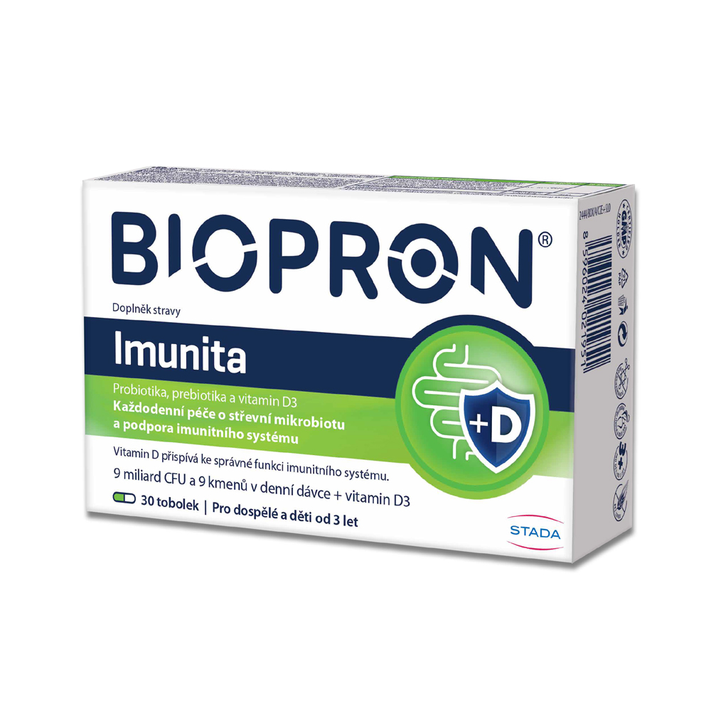 Levně Walmark Biopron Imunita s vitaminem D3 30 tobolek