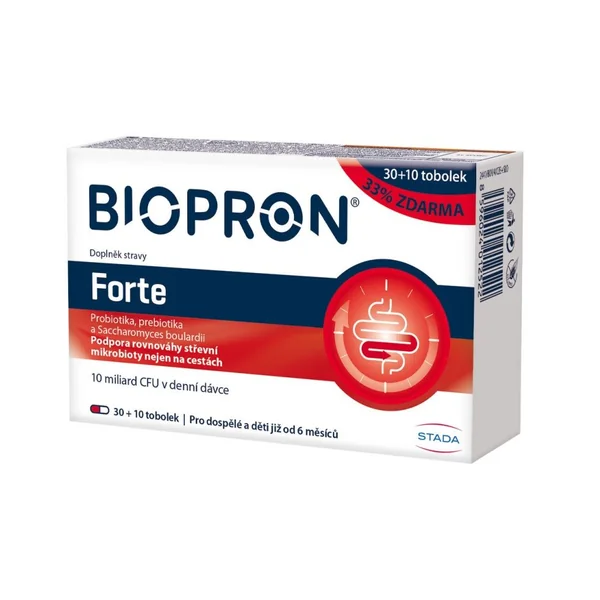 Levně Biopron Forte tob 30+10 tobolek