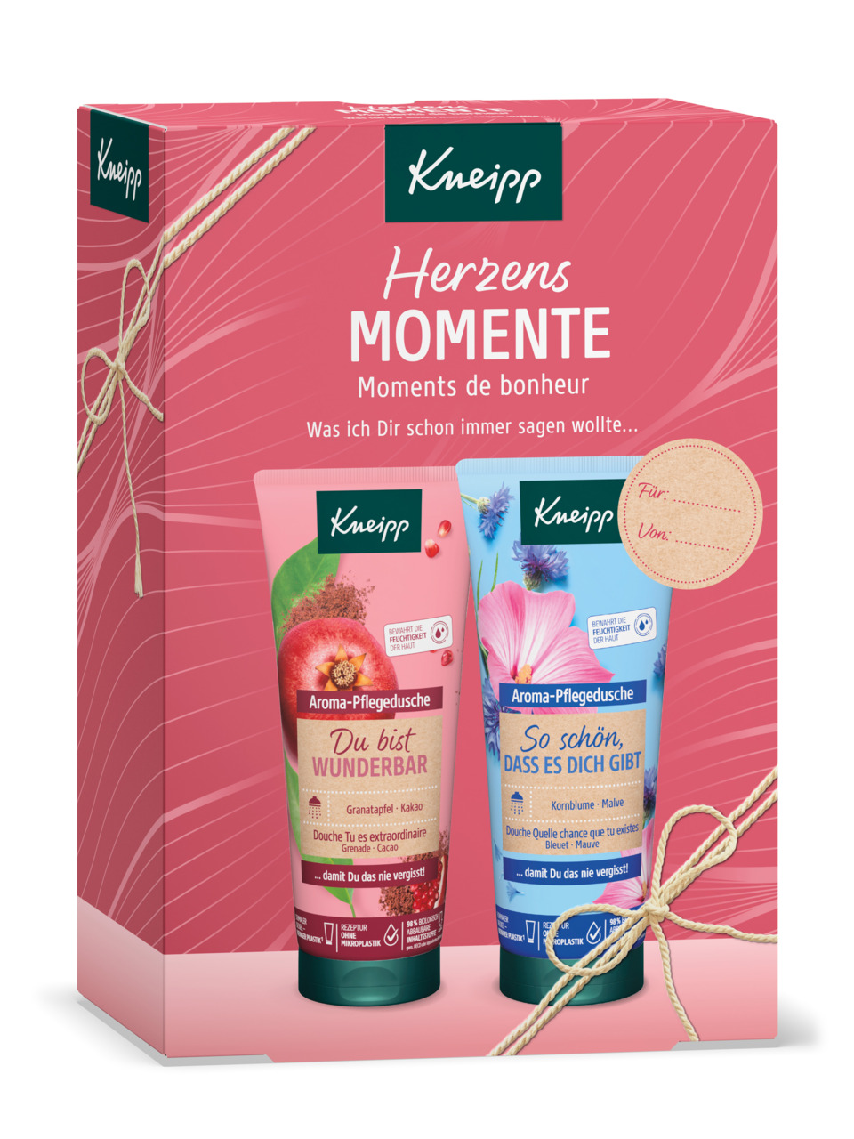 Levně KNEIPP Dárková sada sprchové gely Od srdce 2x200ml