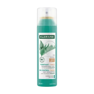 Levně KLORANE Suchý šampon s kopřivou-tmavé vlasy 150ml