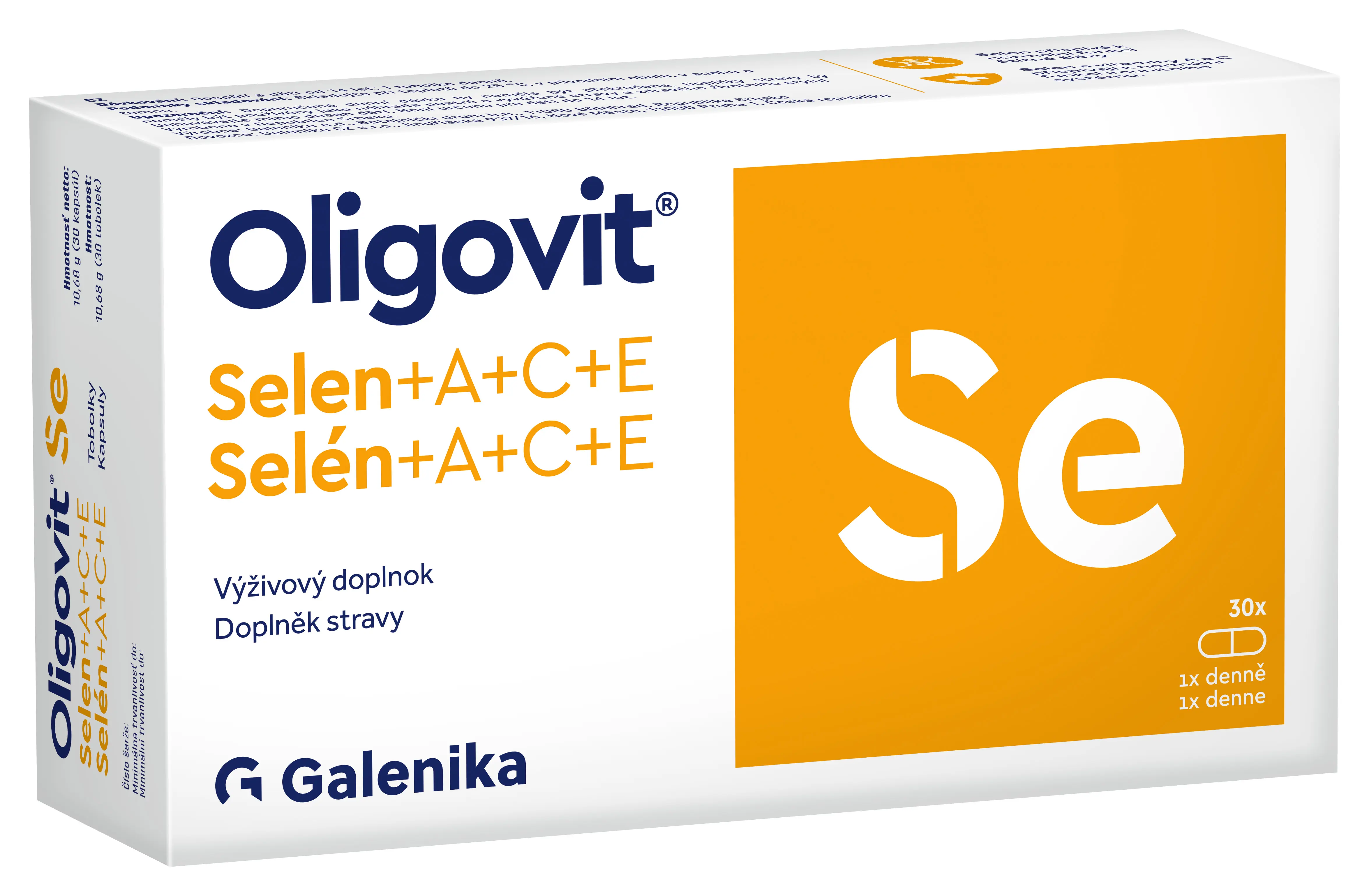 Levně Oligovit Selen+A+C+E tob.30 Galenika