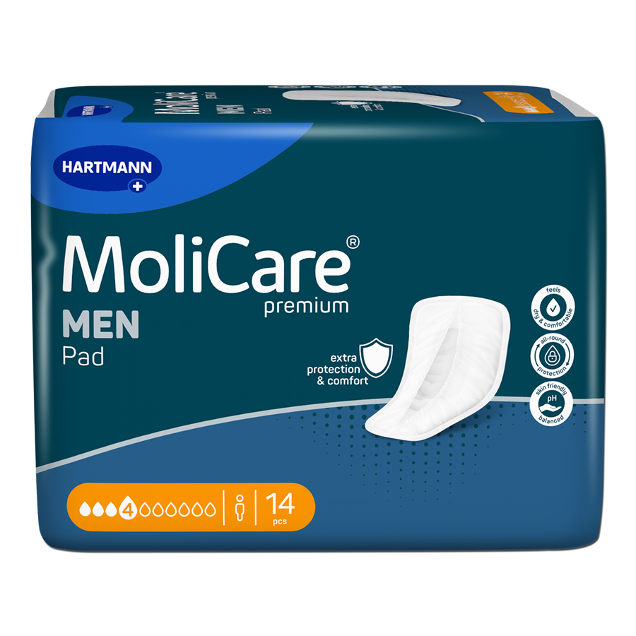 Levně MoliCare MEN inkontinenční pomůcka 4 kapky 14ks