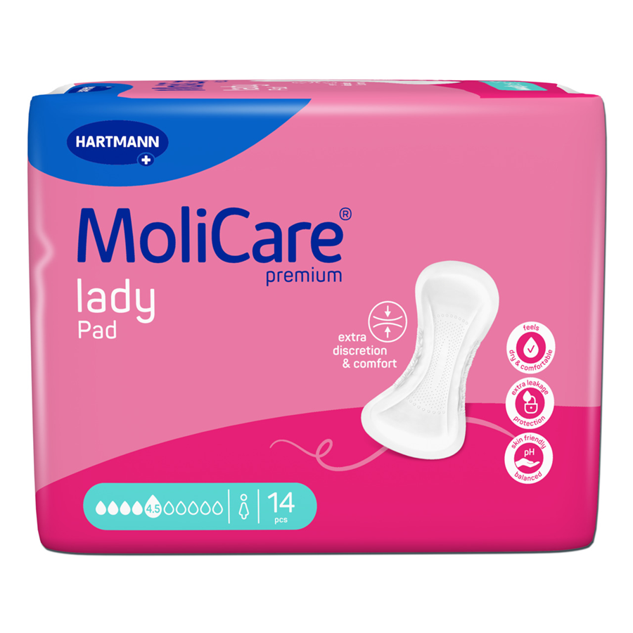 Levně MoliCare lady inkontinenční vložky 4,5 kapky 14ks