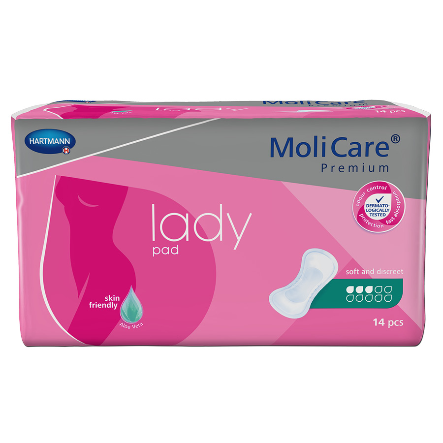 Levně MoliCare Lady 3 kapky 14ks (MoliMed midi)