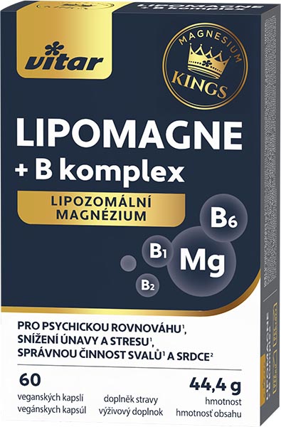 Levně Vitar LIPOMAGNE+B komplex 60 kapslí