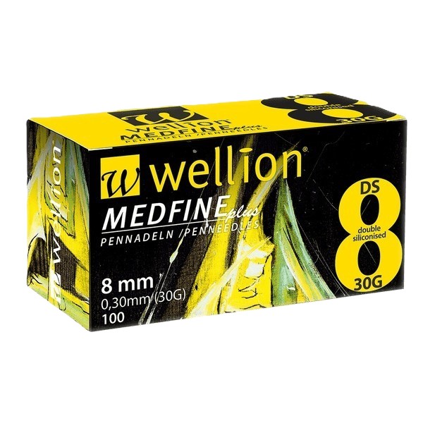 Levně Wellion MEDFINE jehly inz.pera 0.30x8mm 30G 100ks