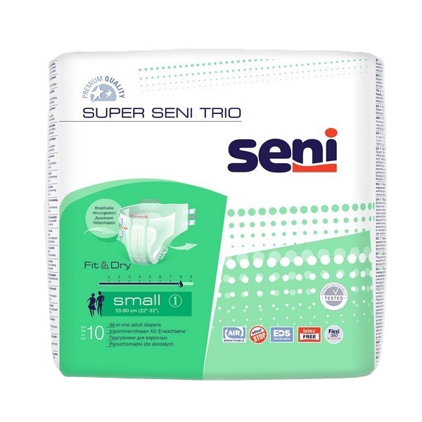 Levně Seni Super Trio Small inkon.plen.kalh.10ks