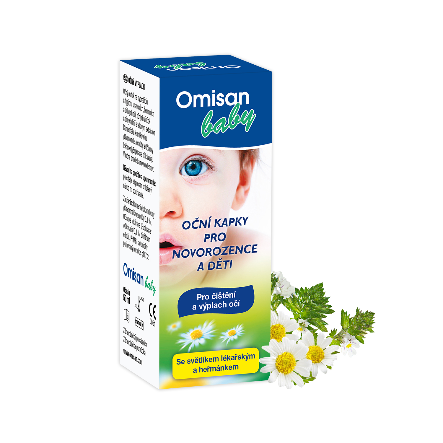 Levně OMISAN Baby Oční kapky pro děti 50ml