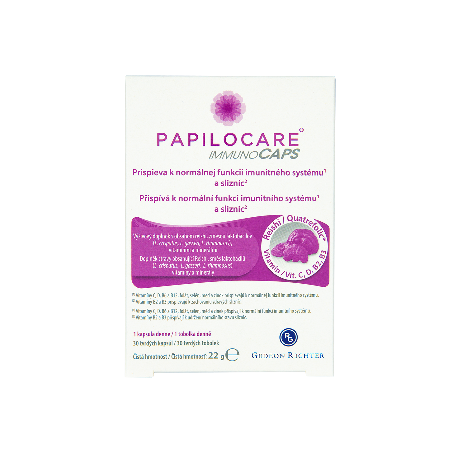 Levně Papilocare Immunocaps 30 kapslí