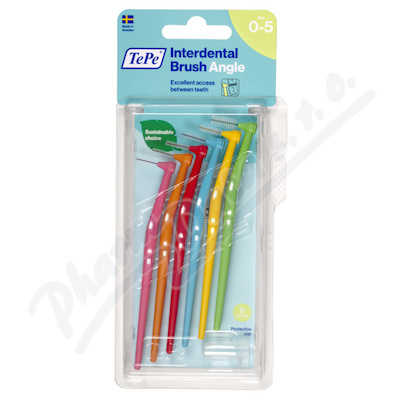 Levně TePe meziz.kart.Angle size 0-5 Sada 6ks 154699