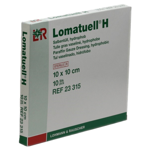 Levně Tyl mastný Lomatuell H 10x10cm sterilní 10ks